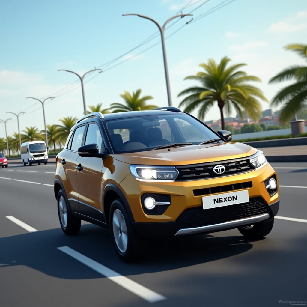 Tata Nexon Car Mod for Bus Simulator Indonesia