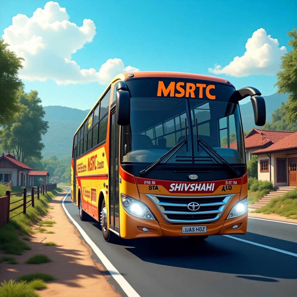 Msrtc Shivshahi Bus Mod For Bus Simulator Indonesia