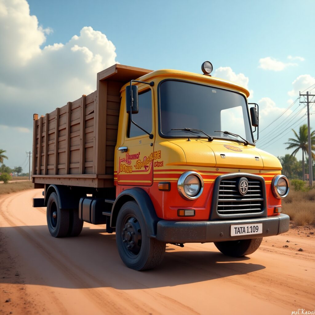 TATA 1109 Truck Mod Livery for BUSSID