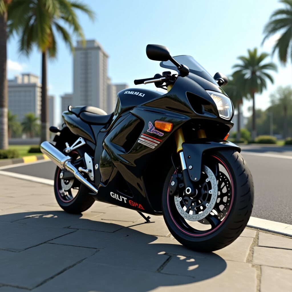 SUZUKI Hayabusa 1300CC Motor for Bus Simulator Indonesia