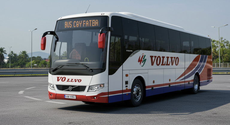 Volvo bus skin for bus simulator indonesia