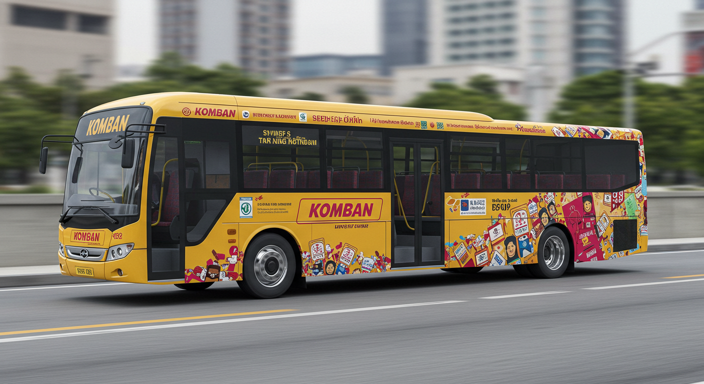komban bus skin for bussid