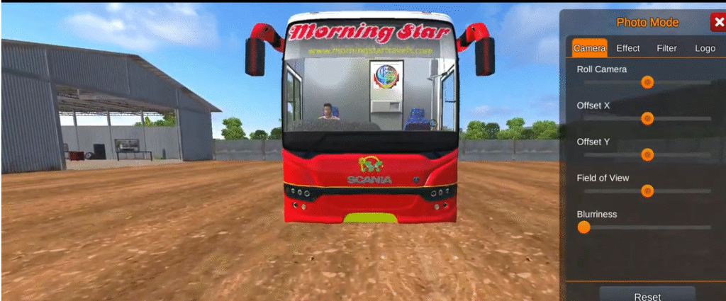 Scania Metrolink Sleeper Coach mod installed BUSSID garage