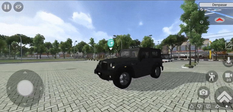 Mahindra Thar Jeep Mod For Bus Simulator Indonesia