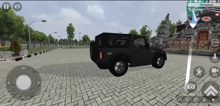 Mahindra Thar Jeep Mod For Bus Simulator Indonesia free
