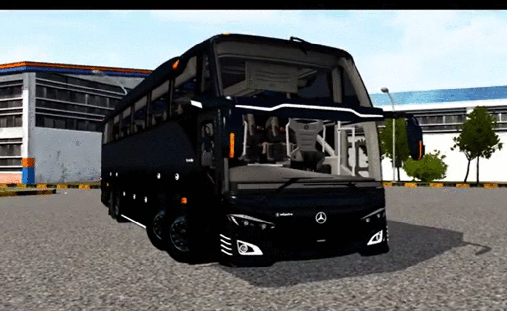 Mercedes-Benz Bus Mod BUSSID gameplay Android 2026
