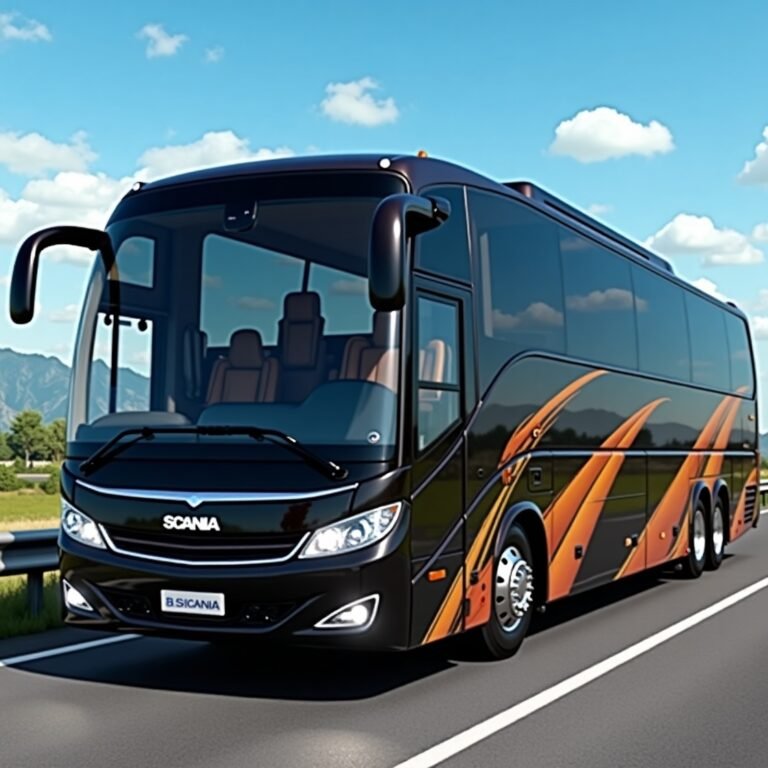 Scania Touring Bus Mod for BUSSID