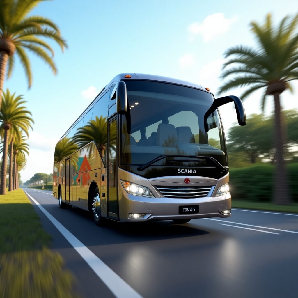 Jetliner SHD Scania Mod For BUSSID