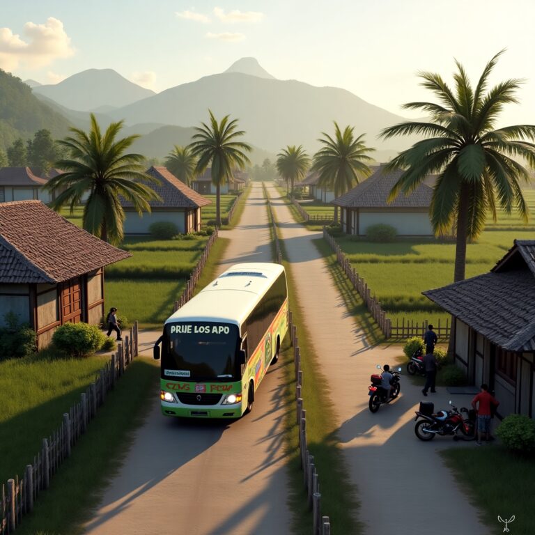 Village Map Mod for BUSSID