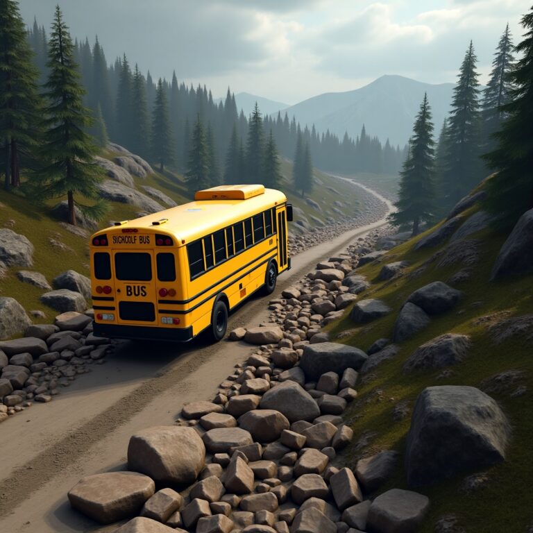Broken Hill Road Map Mod for BUSSID