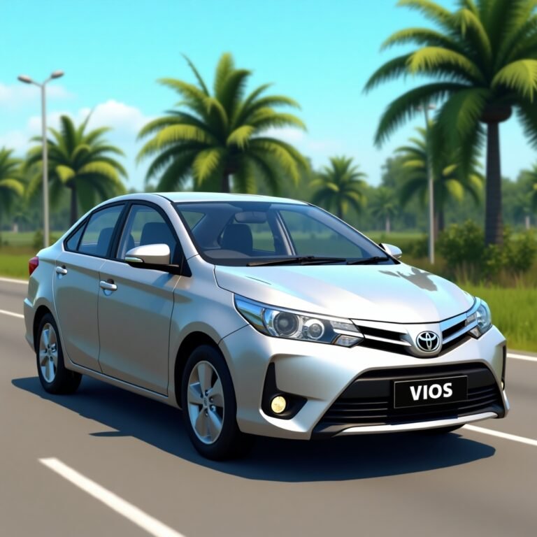 toyota Vios Car Mod for Bus Simulator Indonesia (BUSSID)