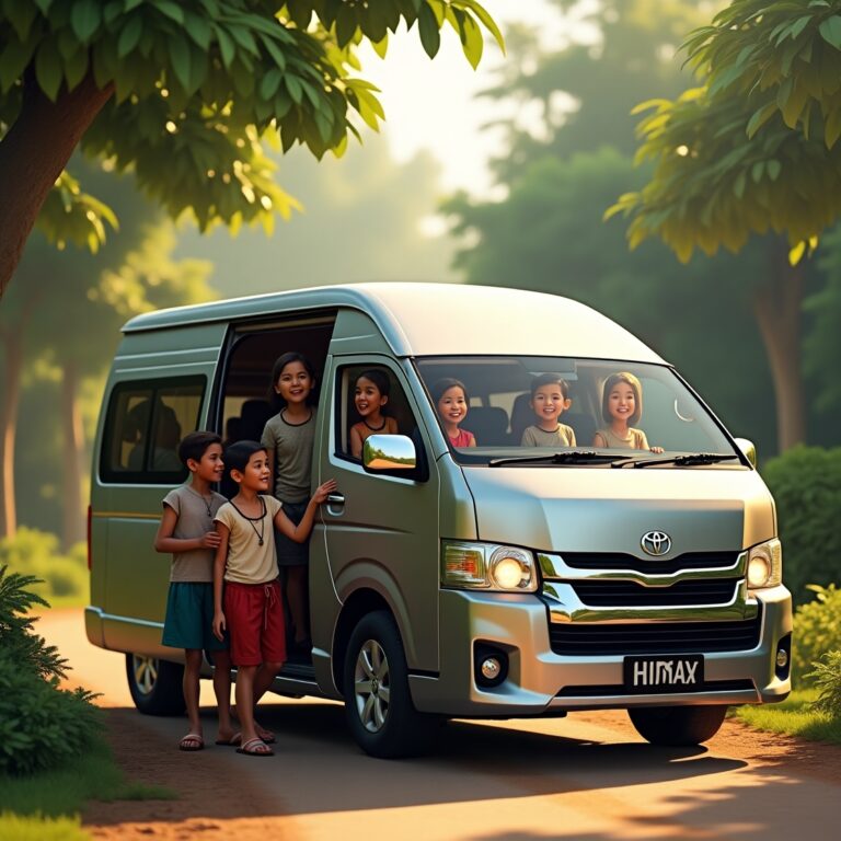 Toyota Hiace Premio Car Mod for BUSSID