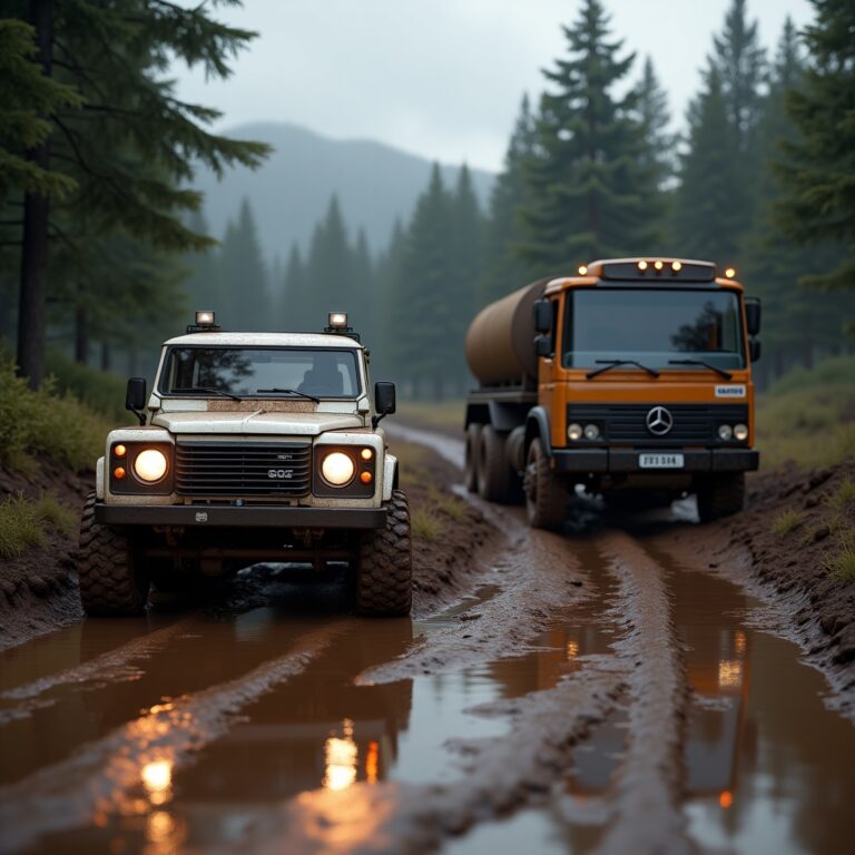Muddy Off-Road Map Mod for BUSSID
