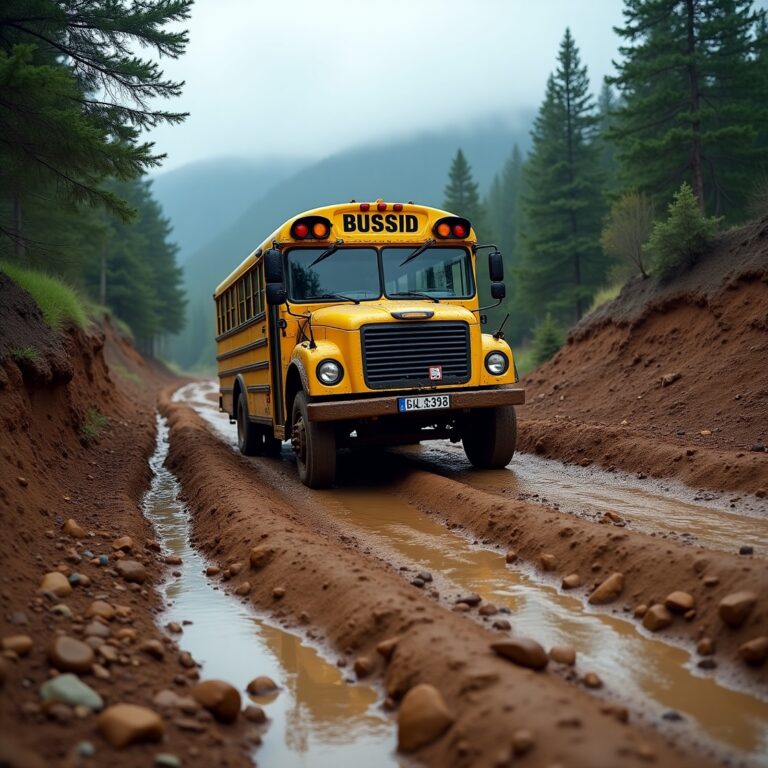 Dangerous Off-Road Map Mod for BUSSID