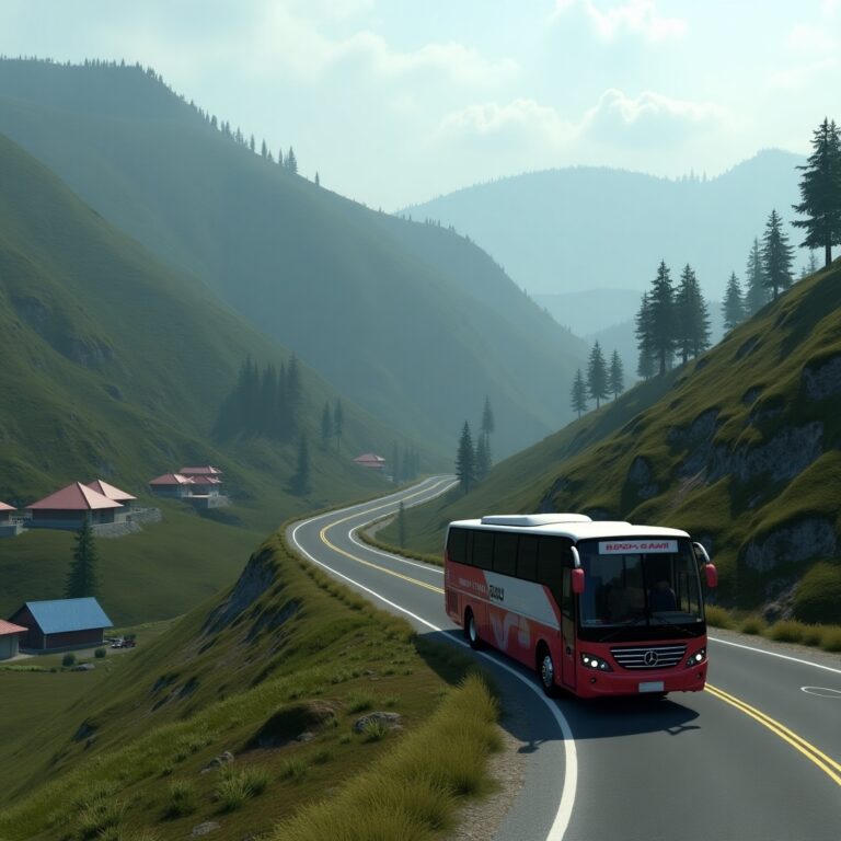 Tawangmangu Map Mod for BUSSID