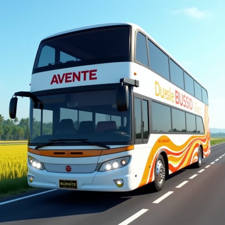 Avante D2 Double Decker Bus Mod for BUSSID