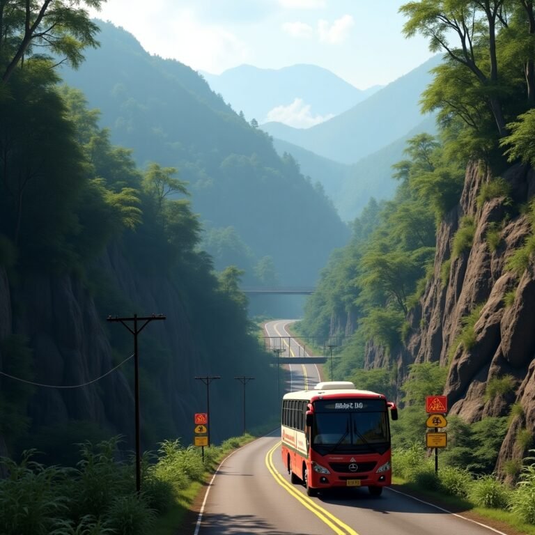 ETS2 Indonesian Mountain Map Mod for BUSSID