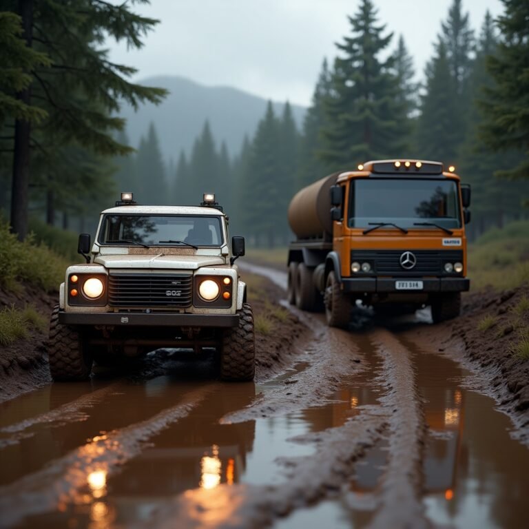 Muddy Off-Road Map Mod for BUSSID
