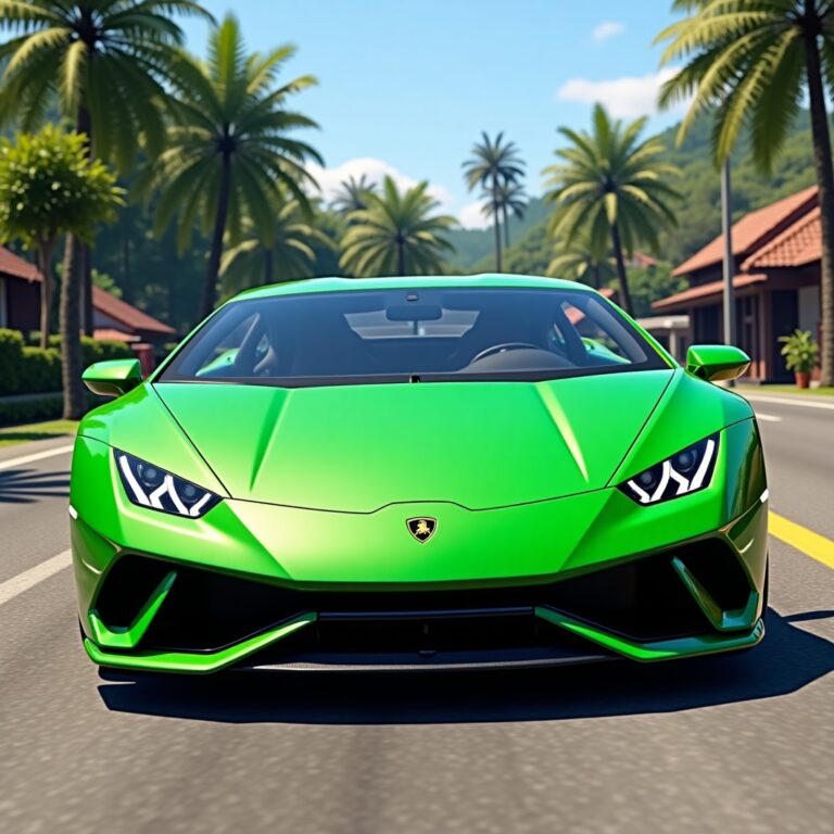 Lamborghini Huracan GT3 Mod for Bus Simulator Indonesia