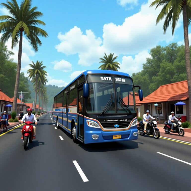 BUSSID v3.7.1 MOD + OBB Kerala Traffic V7 mod Download