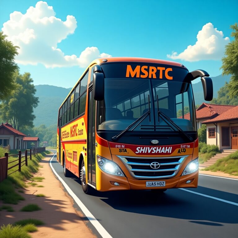 Msrtc Shivshahi Bus Mod For Bus Simulator Indonesia