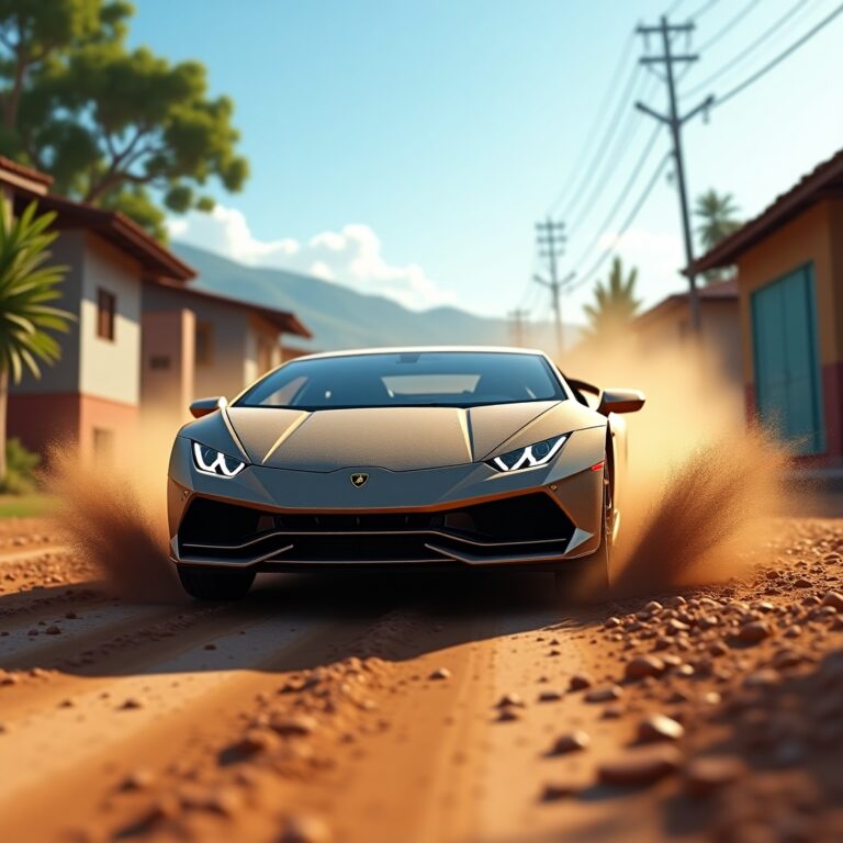 Lamborghini Huracan Sterrato Mod for Bus Simulator Indonesia