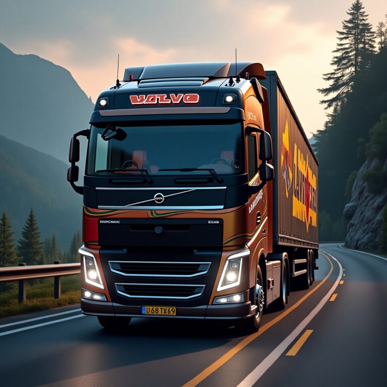 Volvo Truck Mod for Bus Simulator Indonesia