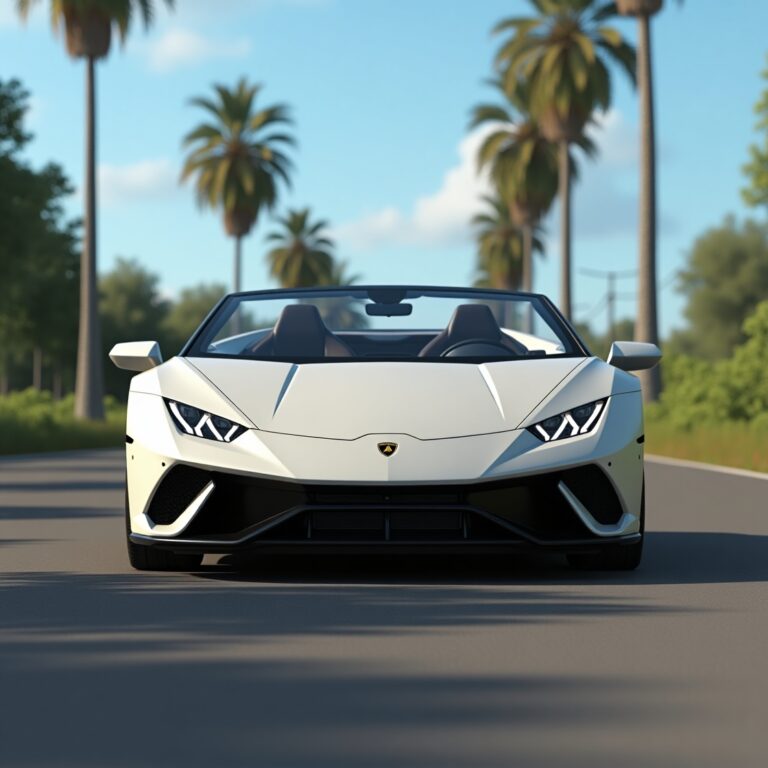 Lamborghini Huracan EVO Spyder Mod for Bus Simulator Indonesia