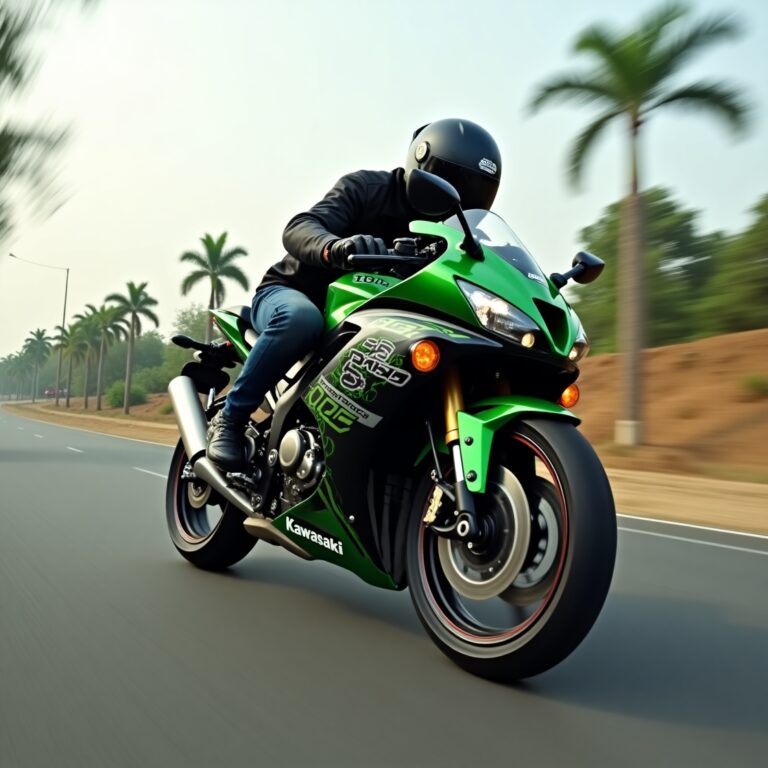 Motor Kawasaki Ninja 150RR Drag MOD BUSSID Download