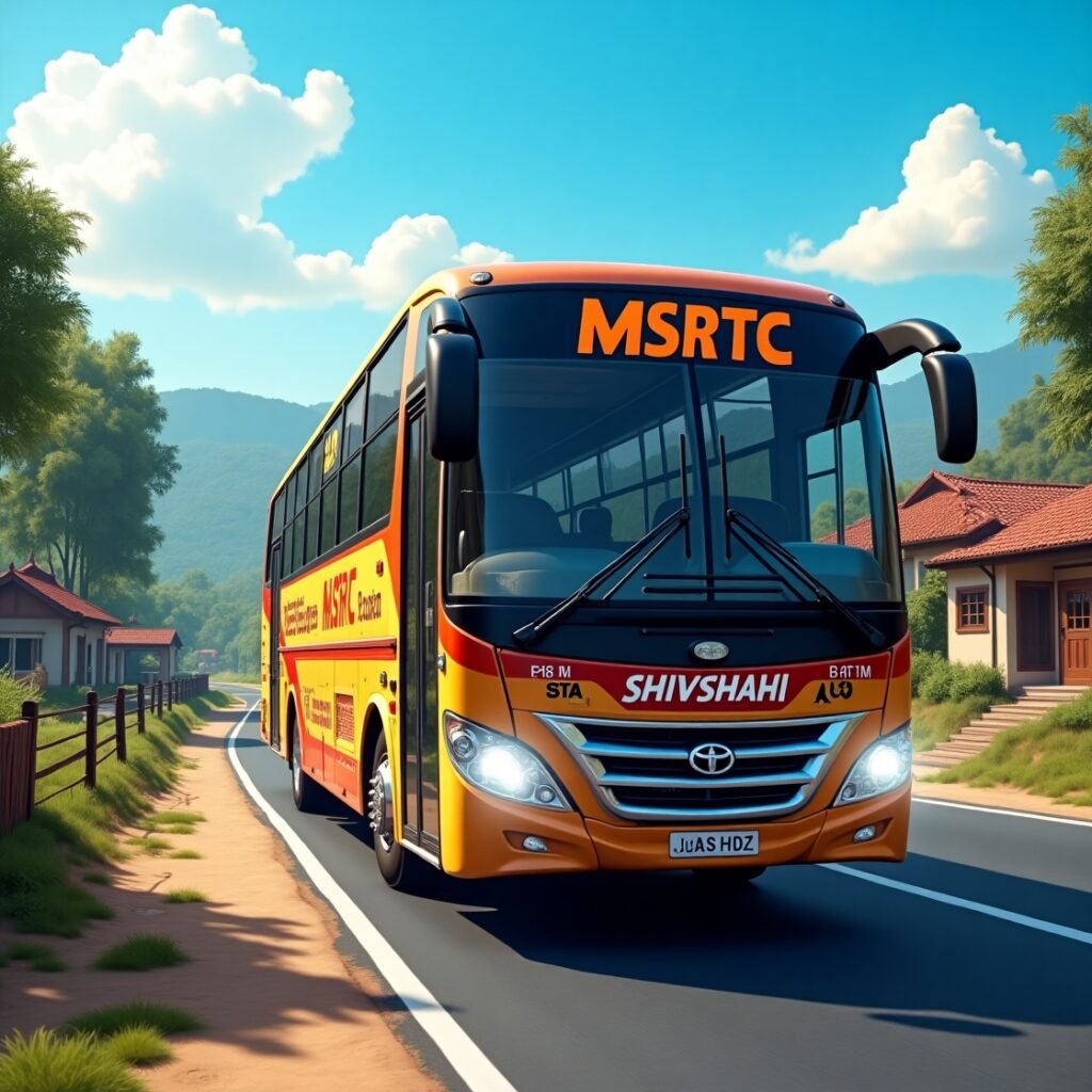 Msrtc Shivshahi Bus Mod For Bus Simulator Indonesia
