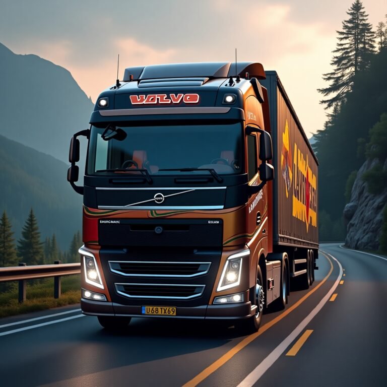Volvo Truck Mod for Bus Simulator Indonesia