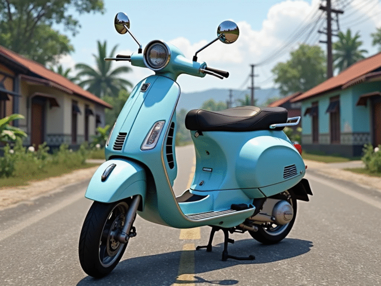VESPA SCOOTER 150 Couple Bike Mod for BUSSID