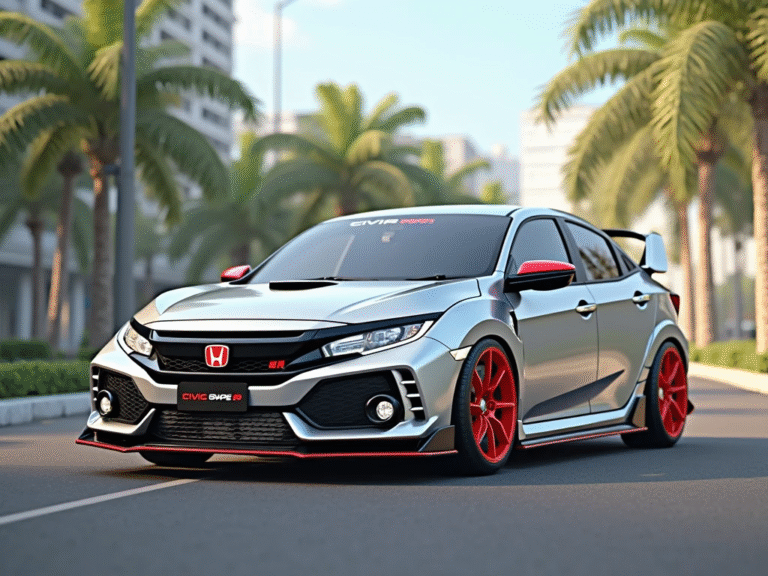 Honda Civic FD2 Car Mod for Bus Simulator Indonesia