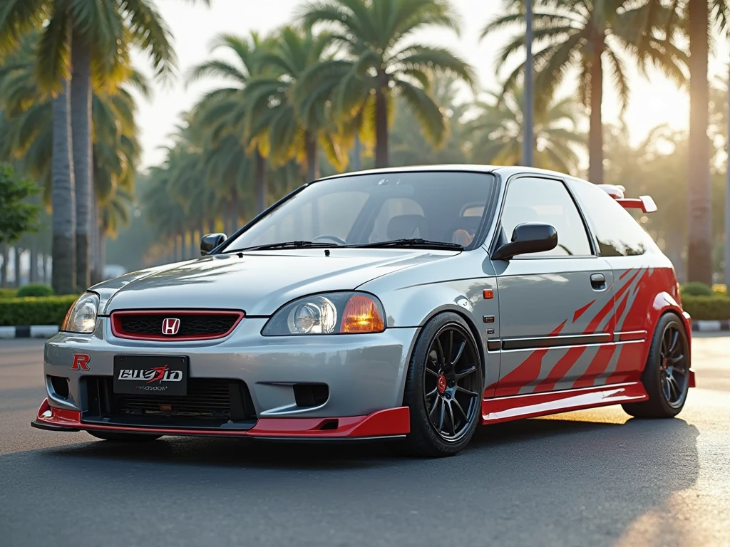 Honda Civic FD2 Car Mod for Bus Simulator Indonesia