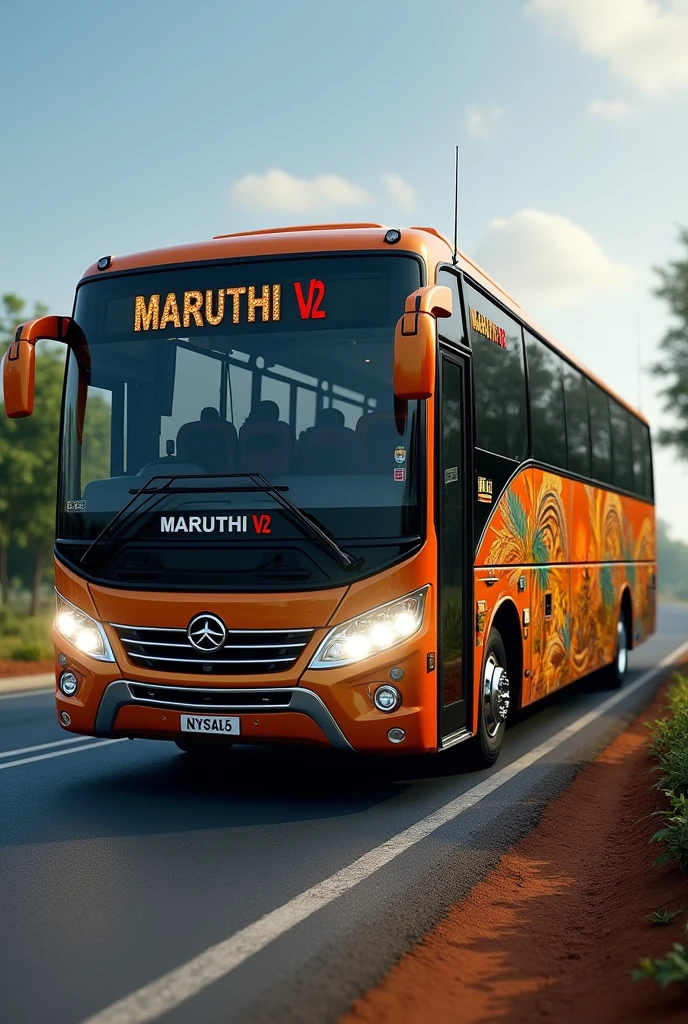 Maruthi V2 Bus Mod Download for BUSSID