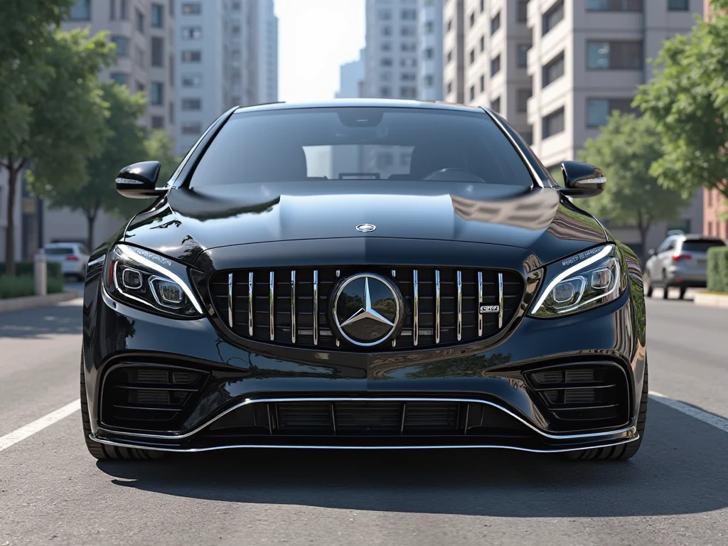 Mercedes-Benz c32 car mod for Bus Simulator Indonesia
