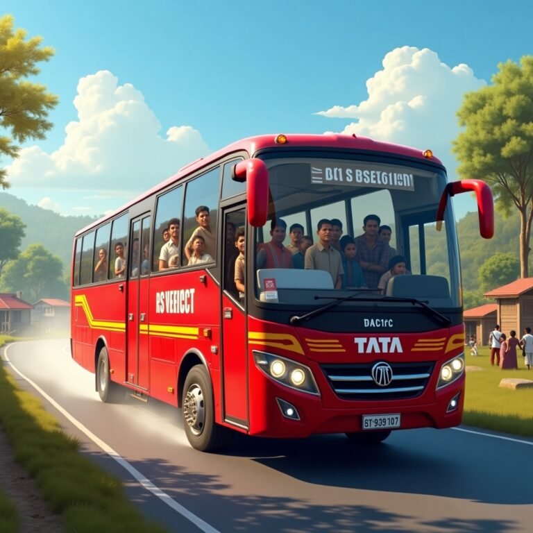 MSRTC BS6 TATA Bus Mod For Bus Simulator Indonesia Download
