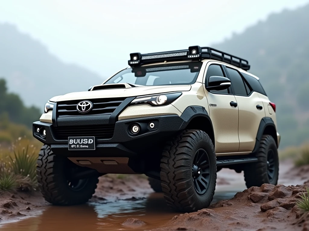 Toyota Fortuner Off-Road Car Mod for BUSSID