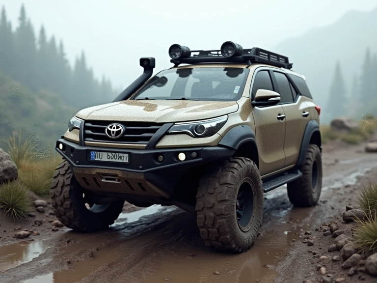 Toyota Fortuner Off-Road Car Mod for BUSSID