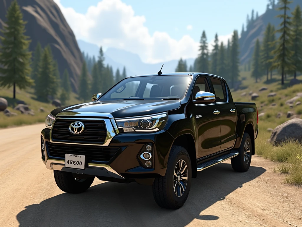 Toyota Hilux Revo Mod for Bus Simulator Indonesia
