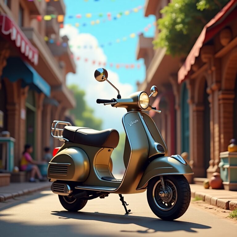 Vespa Matic V2.2 Mod for Bus Simulator Indonesia