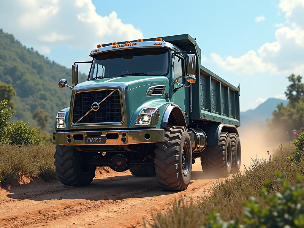 Volvo FMX 440 Truck Mod BUSSID