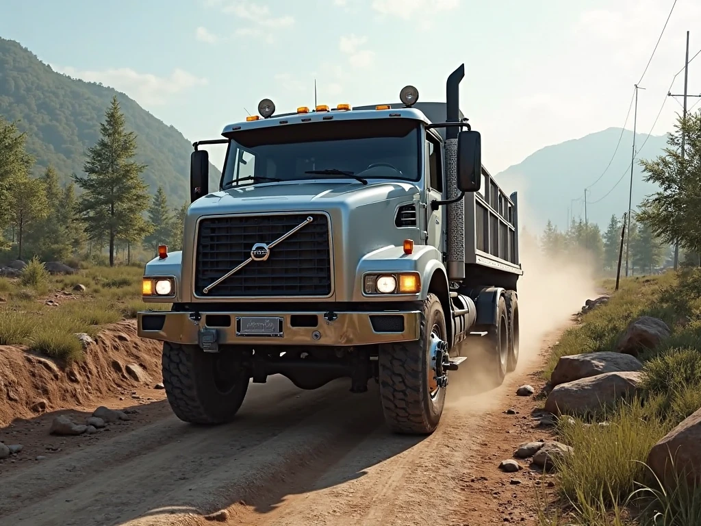 Volvo FMX 440 Truck Mod BUSSID