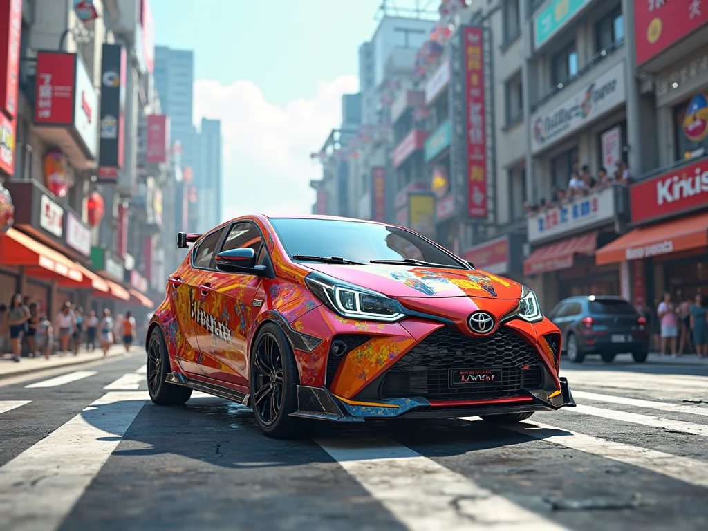 Toyota Agya Car Mod for BUSSID
