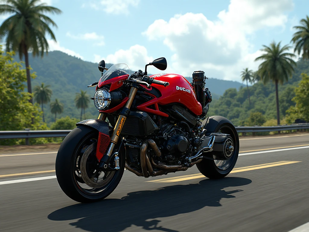 Ducati Monster 1200 S Mod for BUSSID