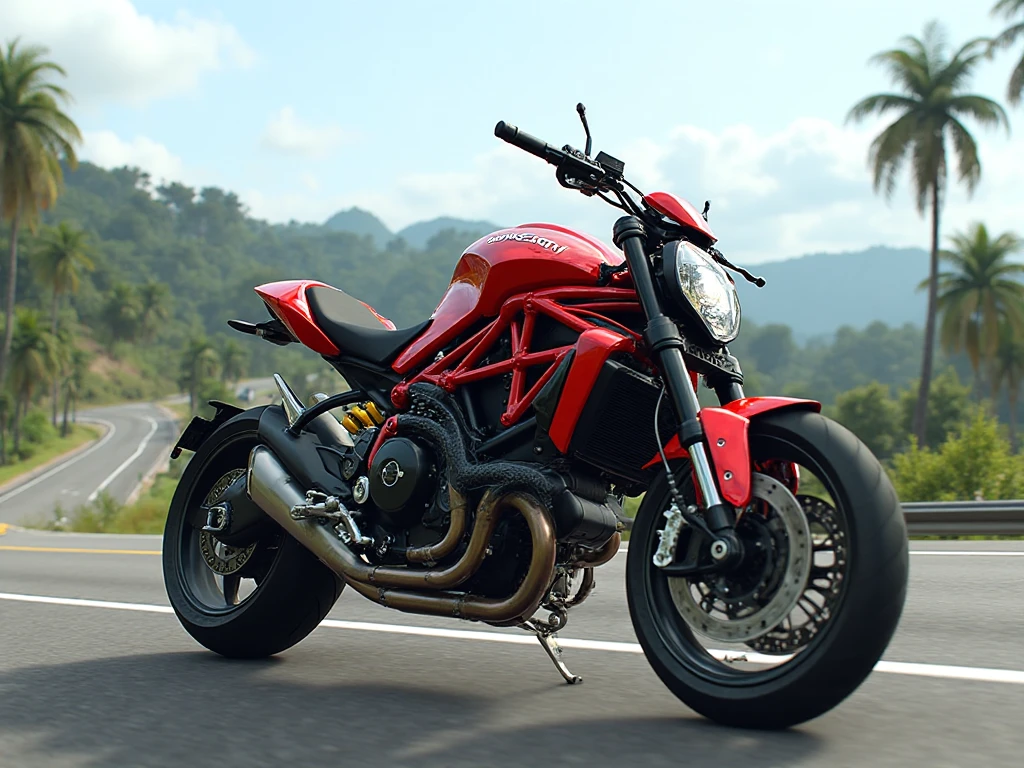 Ducati Monster 1200 S Mod for BUSSID