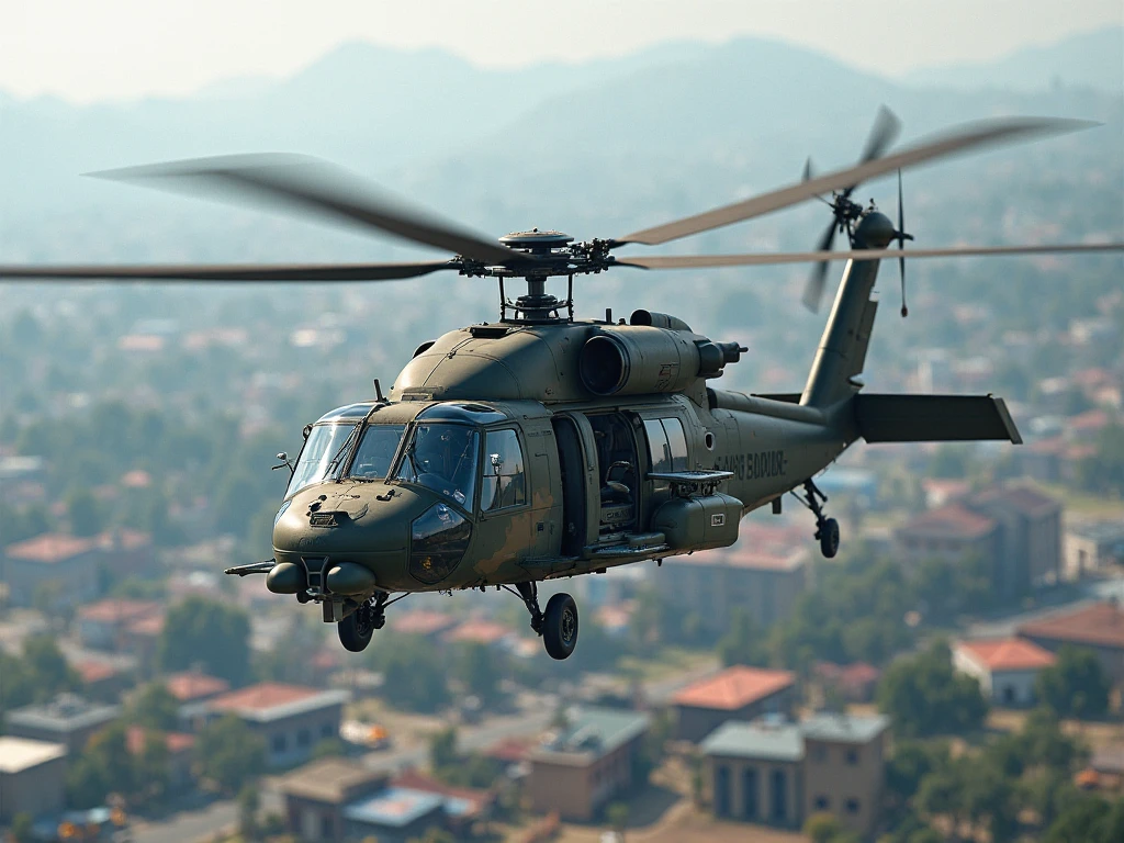 HELICOPTER ARMY UH-60 Mod for Bus Simulator Indonesia