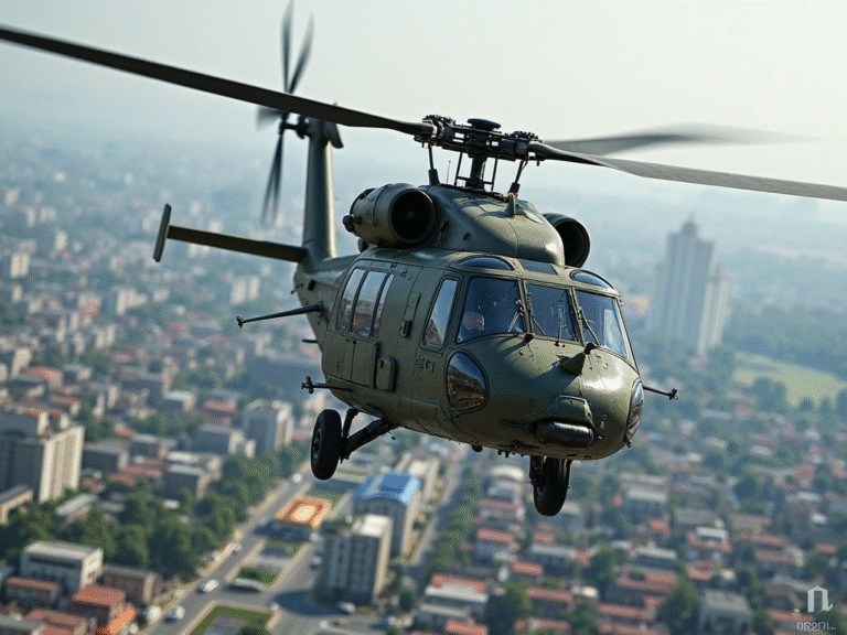 HELICOPTER ARMY UH-60 Mod for Bus Simulator Indonesia