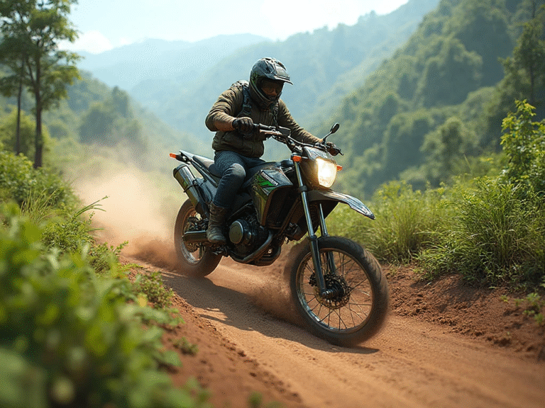 MOD Kawasaki KLX Motorcycle for BUSSID