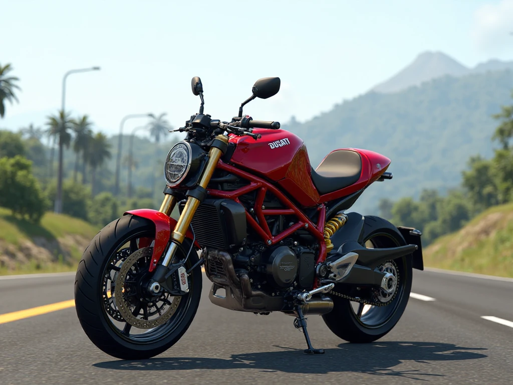 MOD Motorcycle Ducati Monster 1200 S cvt for bussid